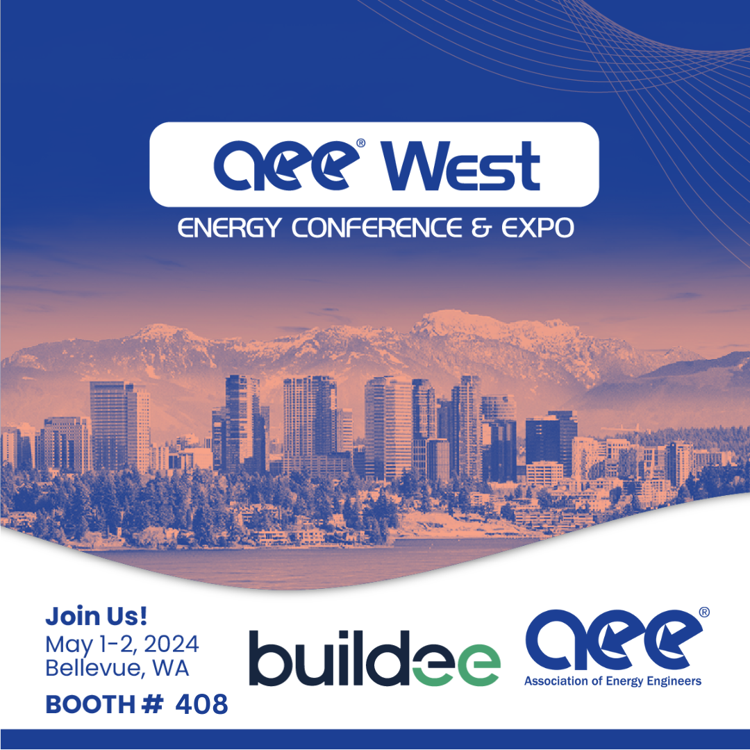 Meet buildee at the AEE West Energy Conference & Expo - May 1-2